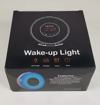 Go Life Up Alarm Clock W/ Changing Mood Lights & Natural Sounds GoLifeUp NIB • $9.70