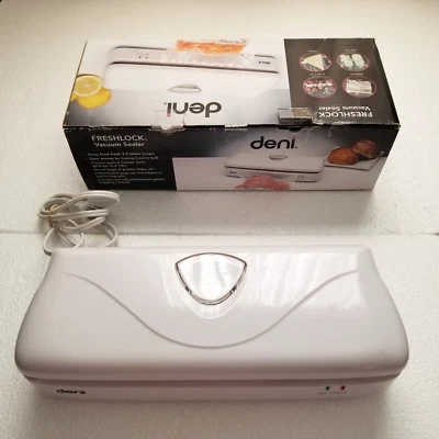 $17.99 • Buy Deni Freshlock Vacuum Sealer Model 1331 White For Food Or Re-packaging Merch