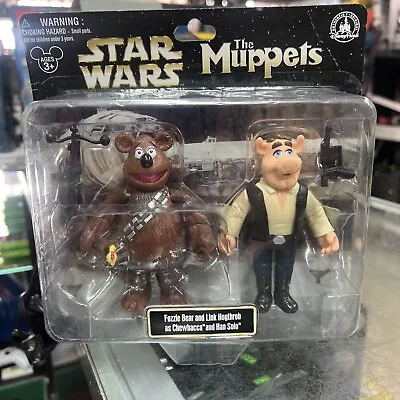Disneyland Star Wars The Muppets Fozzie Bear/Link Hogthrob As Chewbacca/Han Solo • $181.46