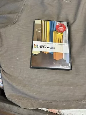 Microsoft Publisher  2003 • $12.99