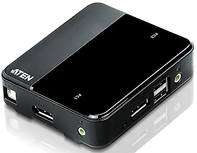 Aten 2-port Usb Displayport Kvm Switch Cs782dp 4k Ultra Hd Supported • £34.99