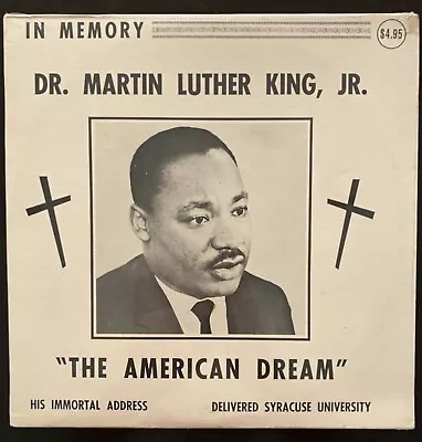 MARTIN LUTHER KING MLK Lp American Dream Syracuse University SEALED RECORD VINYL • $41