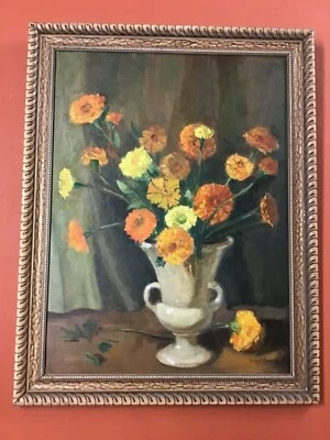 $69 • Buy Connecticut Artist Anna M. Knowles Vintage Oil/Canvas Board Original