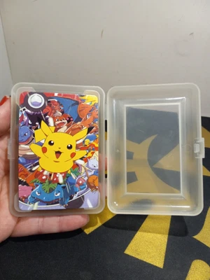 $79.99 • Buy Vintage 90's Pokemon Pocket Monsters Playing Cards Complete Deck 54 Cards & Case