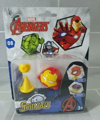 Marvel Avengers Superhero Spinzals Toy Spinning Ages 3 Years Iron Man • £6.50