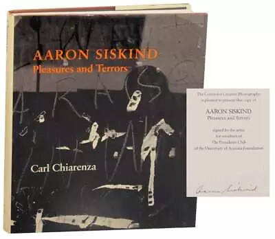 Aaron SISKIND Carl Chiarenza / PLEASURES AND TERRORS Signed First #173461 • $86.25