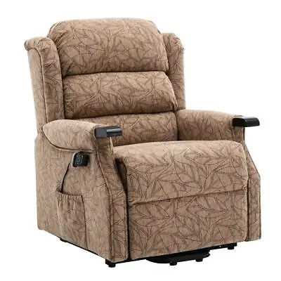 The Warminster Dual Motor Riser Recliner Mobility Chair In Cocoa Fabric • £549.99