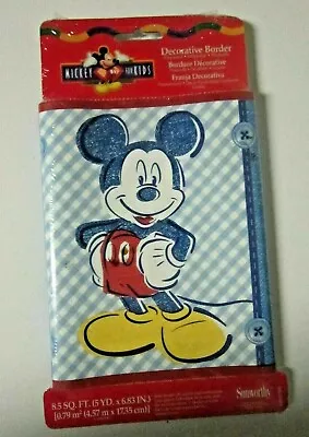 Sunworthy Disney Mickey Mouse Decorative Pre-Pasted Border Wallpaper 5 Yards  • $3.44