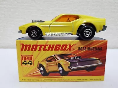 (Box Mint) Matchbox - #44 Boss Mustang • $10.50