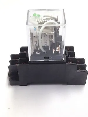 Relay LY2N  12V DC 10A 240VAC  28VDC 1pc LY2  With Socket Base • $7.95