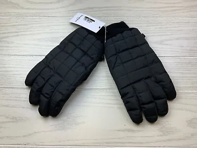 Goodfellow Quilted Ski Gloves Men's Size M/L Black NEW MSRP $25 • $15