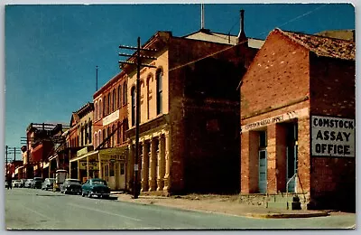 Virginia City Nevada 1960s Postcard Assay Office Mining • $3.75