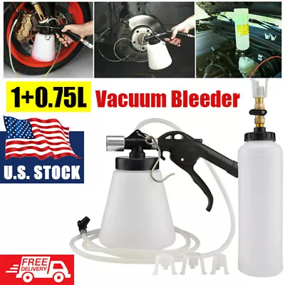 $23.49 • Buy 1.75L Pneumatic Brake Fluid Bleeder Vacuum Pump Kit Car Oil Bleeding Hand Tool