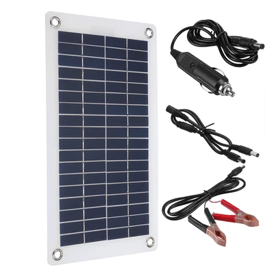 £87.16 • Buy 40W 18V Solar Panel Monocrystalline Silicon Battery Charger Kit Power Bank