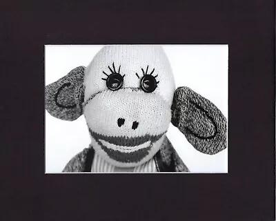 8X10  Matted Print Art Picture Photo Sock Monkey Smiling • $14.95