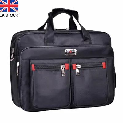 Mens Shoulder Bag Briefcase Work Office Messenger Handbag Business Laptop Bag UK • £13.99