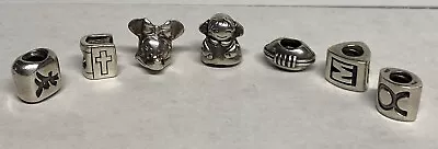 Pandora Charms Football Bible Minnie Mouse Girl + 3 Others 925 Ale Lot Of 7 • $89.99