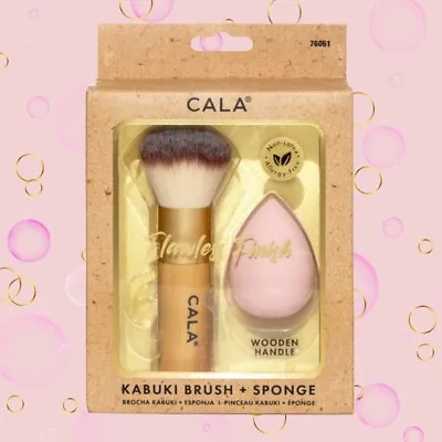 Kabuki Brush & Sponge Set • $9