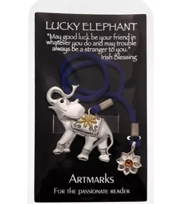 Artmarks Pack Of 3  Lucky Elephant Metal Bookmark For Passion Reading • $15.99