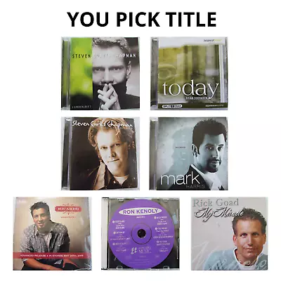 Male Vocalists Contemporary  Christian Music CDs Kenoly Chapman  Etc YOU PICK • $5.97