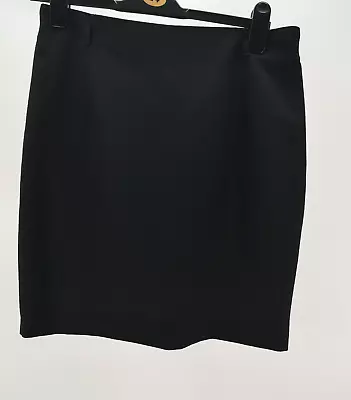 Marks And Spencer Womens Black  Straight & Pencil Skirt Size 12 • £7.99