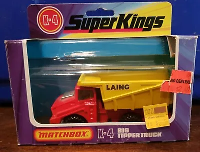 1976 SUPERKINGS Matchbox K-4 Big Tipper Dump Truck Lindsey Products Fab England • $29