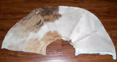 Vintage Large Cow Hide Rawhide From A Lamp Shade  Leather Western (Salvage) • $45