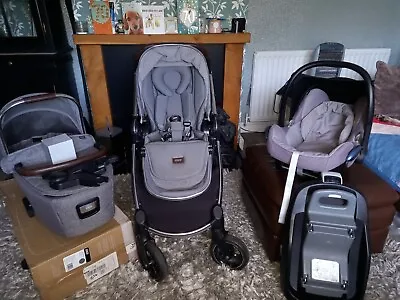 Mamas & Papas Ocarro Travel System Family Fix Isofix Base Maxi Cosi Car Seat  • £375