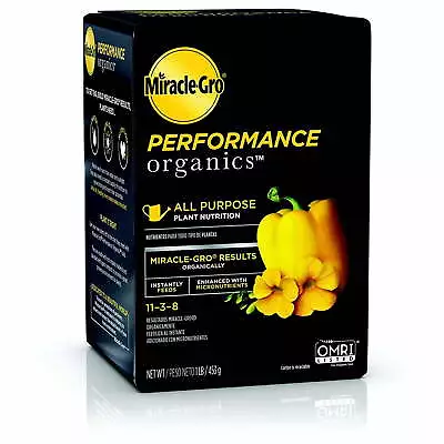 Miracle-Gro Performance Organics All Purpose Plant Nutrition 1 Lb • $15.10