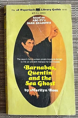 Barnabas Quintin And The Sea Ghost Dark Shadows Paperback Book • $5