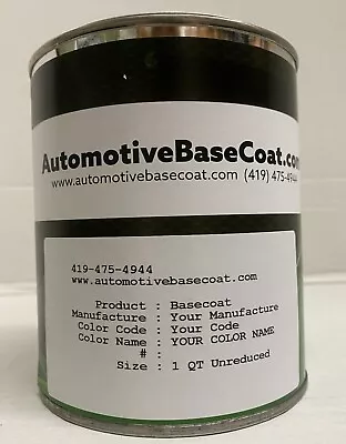 SAAB BASECOAT PAINT **UNREDUCED**  PICK YOUR COLOR- 1 Quart • $91.83