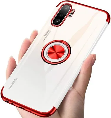 For Huawei P30 Pro P20 P30 Magnetic Shockproof Ring Holder Case Cover • £3.49