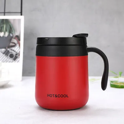 Travel Mug Stainless Steel Thermos Mug Tea Coffee Thermal Cup With Lid Insulated • £10.55