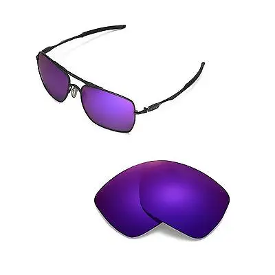 New WL Polarized Purple Replacement Lenses For Oakley Deviation Sunglasses • £24.85
