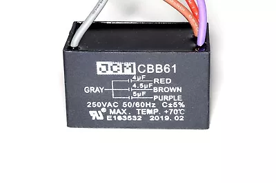 Capacitor CBB61 Ceiling Fan 4uf+4.5uf+5uf 4-Wire AC CAP CONDENSER Motor Starting • $9.95