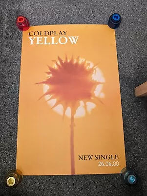 Coldplay Yellow Promo Poster - Rare • £50