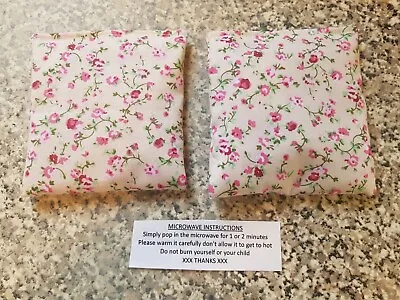 Microwave/chill Handwarmers - Wheat Filled - Vintage Floral Fabric -3x3  Approx • £5