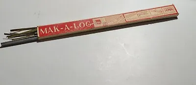 Antique Mak-A-Log Kit Newspaper Log Rolling • $16