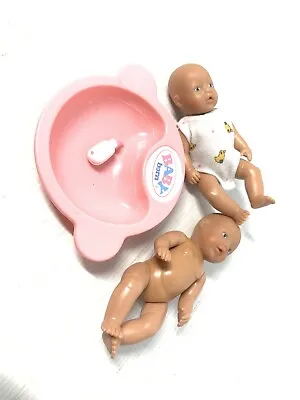 Vintage Zapf Creations - BABY BORN - Baby Dolls Bottle & Bath Duck Outfit • $50