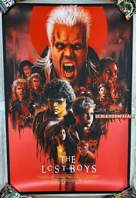 The Lost Boys Screen Print Poster #168/325 NYCC Vance Kelly Mondo Artist 24 X36  • $299