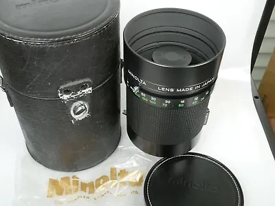 Minolta Mirror Lens RF ROKKOR 800mm 1:8 For Leica R Mirror Lens NEW MINT • £853.41