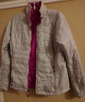 Eddie Bauer First Ascent Reversible Jacket Coat Womens Size Small Pink Gray NWOT • $35