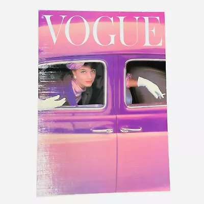 Large VTG Vogue Cover Posters Canvas Pictures  Wall Home Decor Designer Pink  • $112.46