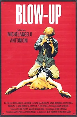 Blow-Up Movie Poster Reproduction Tin Metal Sign • $18