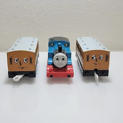 LOT OF 3 TOMY STEAM ALONG THOMAS Annie Clarabel TrackMaster Trains TOY • $57.45