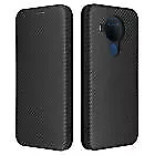 For Moto G 5G PLUS Phone Case Magnetic Carbon Fiber Flip Leather Wallet Cove • $9.34