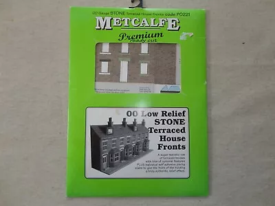 OO Gauge Metcalfe Model Railway Low Relief STONE Terraced House Fronts PO221  • £7