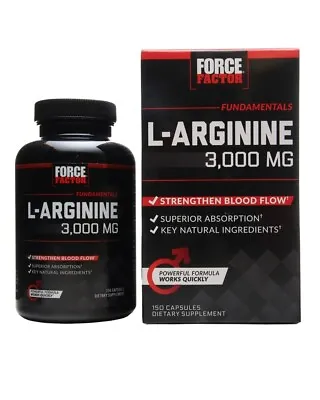 $24.95 • Buy Force Factor - Fundamentals L-Arginine 3000 Mg. - 150 Capsules