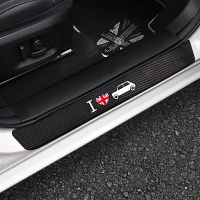 4x For Mini Cooper Countryman Car Door Sill Plate Protector Union Jack Cover • $11.19