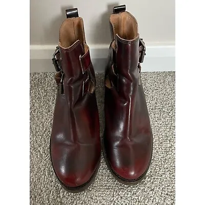 £10 • Buy Topshop Burgundy Boots